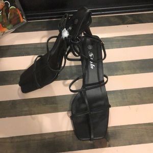 Strappy Black Sandals